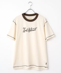 PINK HOUSE / ピンクハウス Tシャツ | 筆記体ロゴハイゲージ天竺半袖Ｔシャツ
