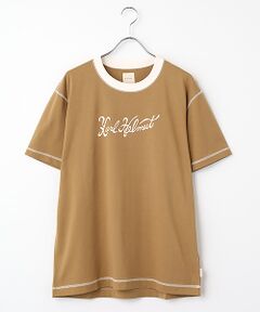 PINK HOUSE / ピンクハウス Tシャツ | 筆記体ロゴハイゲージ天竺半袖Ｔシャツ