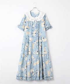 PINK HOUSE / ピンクハウス ロング・マキシ丈ワンピース | Rabbit Marchプリントワンピース