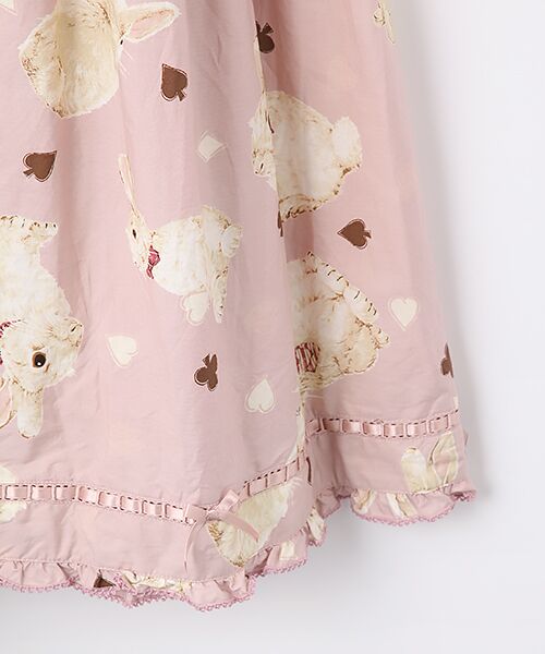 PINK HOUSE / ピンクハウス ロング・マキシ丈ワンピース | Rabbit Marchプリントワンピース | 詳細6