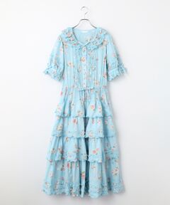 PINK HOUSE / ピンクハウス ロング・マキシ丈ワンピース | Rose Pearlプリントワンピース