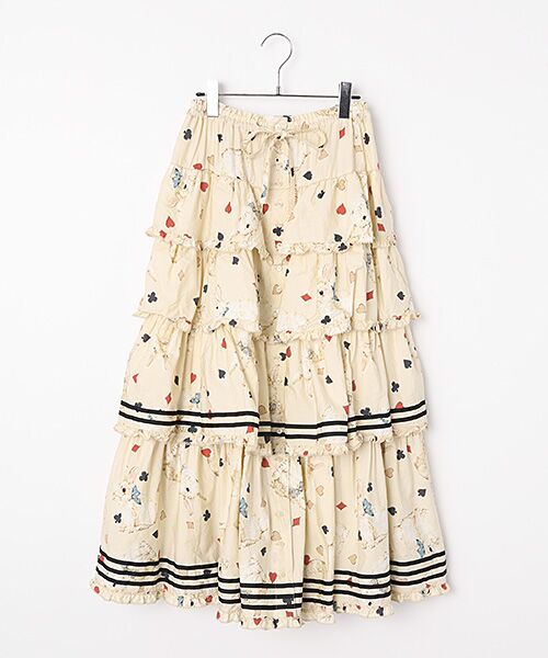 Rabbit Marchプリントスカート