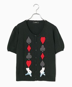 Rabbit Marchモチーフニットカーディガン
