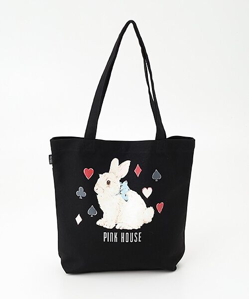 PINK HOUSE / ピンクハウス トートバッグ | Rabbit Marchプリントバッグ | 詳細1