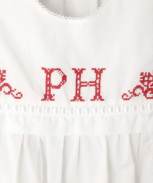 PINK HOUSE / ピンクハウス その他トップス | クロスステッチ刺繍使いセーラーカラータブリエ | 詳細2