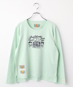 PINK HOUSE / ピンクハウス カットソー | テディベアラベルプリントカットソー