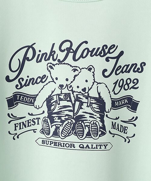 PINK HOUSE / ピンクハウス カットソー | テディベアラベルプリントカットソー | 詳細12