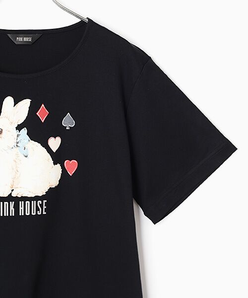PINK HOUSE / ピンクハウス カットソー | Rabbit Marchモチーフプリントカットソー | 詳細2