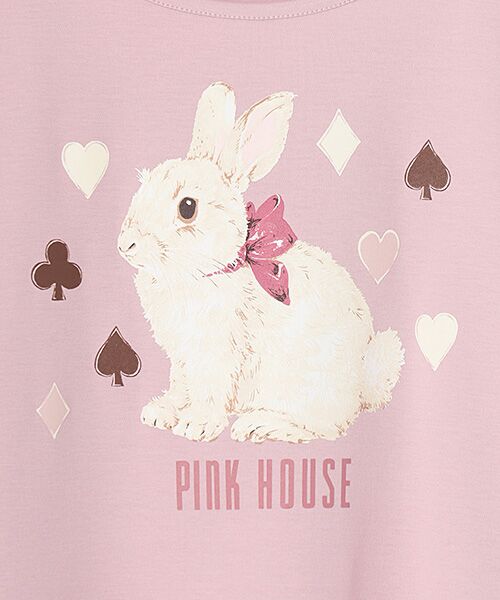 PINK HOUSE / ピンクハウス カットソー | Rabbit Marchモチーフプリントカットソー | 詳細7