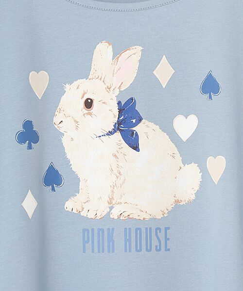 PINK HOUSE / ピンクハウス カットソー | Rabbit Marchモチーフプリントカットソー | 詳細8