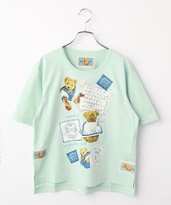 PINK HOUSE / ピンクハウス カットソー | ジャーマンクラフトベアプリントカットソー