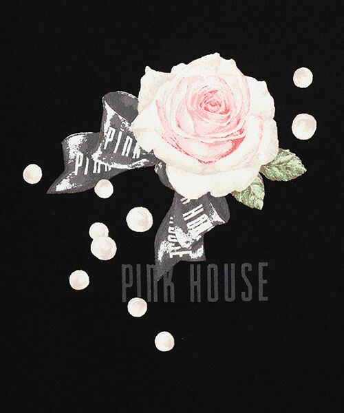 PINK HOUSE / ピンクハウス カットソー | Rose Pearlプリントカットソー | 詳細1