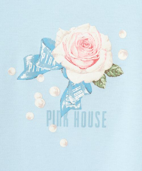 PINK HOUSE / ピンクハウス カットソー | Rose Pearlプリントカットソー | 詳細6