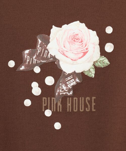 PINK HOUSE / ピンクハウス カットソー | Rose Pearlプリントカットソー | 詳細7