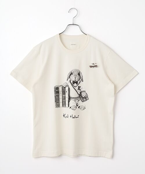 PINK HOUSE / ピンクハウス Tシャツ | キャラクターズプリントＴシャツ（キナリ・うさぎ）