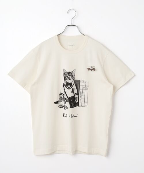 PINK HOUSE / ピンクハウス Tシャツ | キャラクターズプリントＴシャツ（キナリ・ねこ）