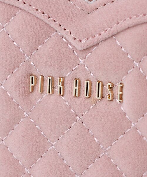 PINK HOUSE / ピンクハウス ショルダーバッグ | ハートベロアバッグ | 詳細7