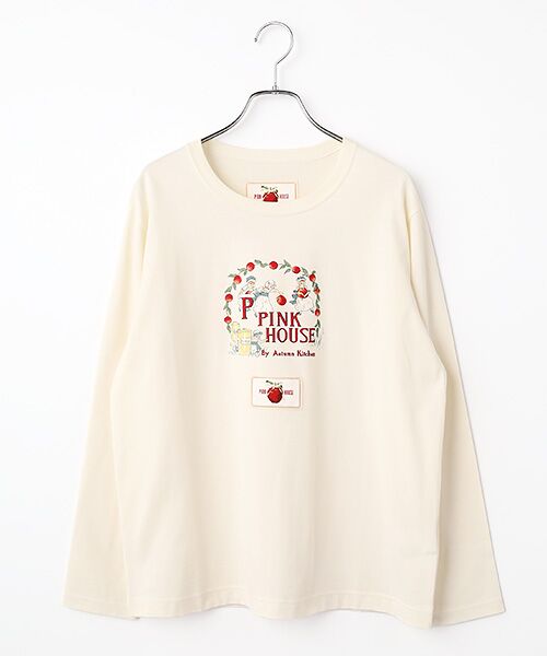 PINK HOUSE / ピンクハウス カットソー | オータム・キッチンプリントカットソー（キナリ）