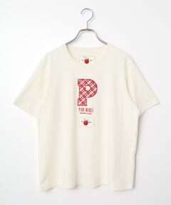 Pロゴアップリケ付きカットソー