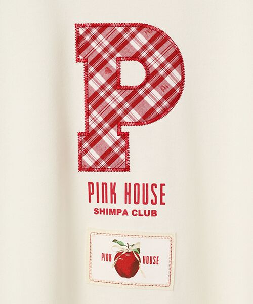 PINK HOUSE / ピンクハウス カットソー | Pロゴアップリケ付きカットソー | 詳細2