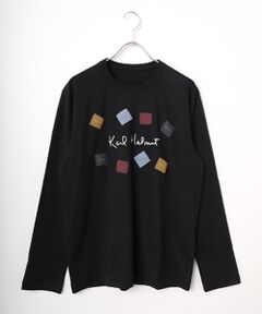 PINK HOUSE / ピンクハウス カットソー | カラフルロゴネームワッペン使いカットソー