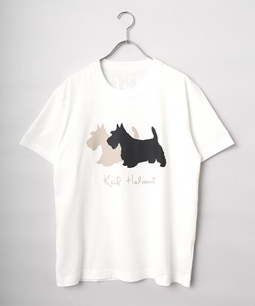 PINK HOUSE / ピンクハウス Tシャツ | テリアプリントカットソー（キナリ）