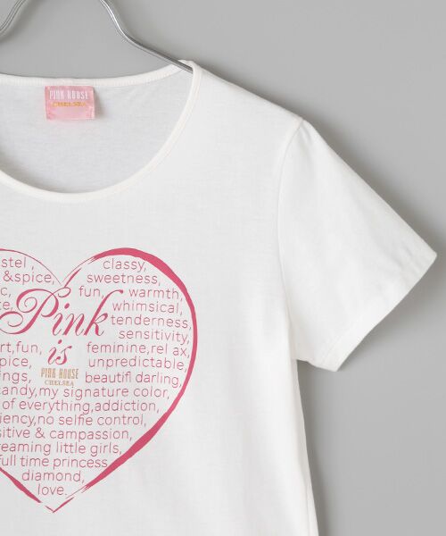 セール アウトレット ハート型メッセージｔシャツ Tシャツ Pink House Chelsea ピンクハウスチェルシー ファッション通販 タカシマヤファッションスクエア