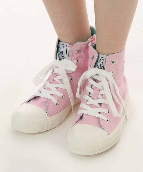 キャンバスハイカットスニーカー スニーカー Pink Latte ピンク ラテ ファッション通販 タカシマヤファッションスクエア