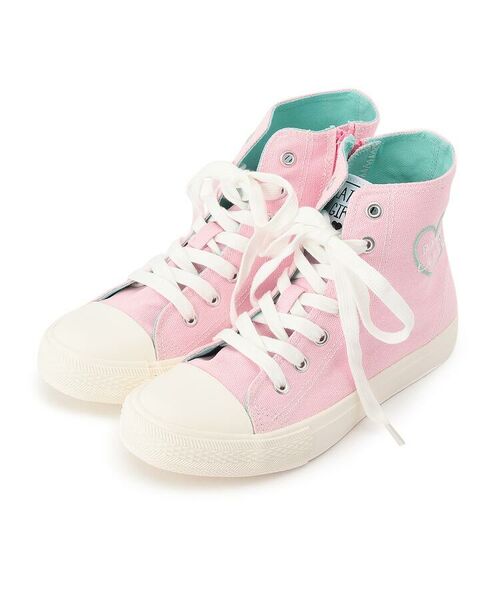 キャンバスハイカットスニーカー スニーカー Pink Latte ピンク ラテ ファッション通販 タカシマヤファッションスクエア