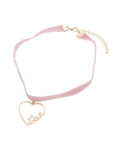 PINK-latte / ピンク ラテ ネックレス・ペンダント・チョーカー | ハートベルベットチョーカー