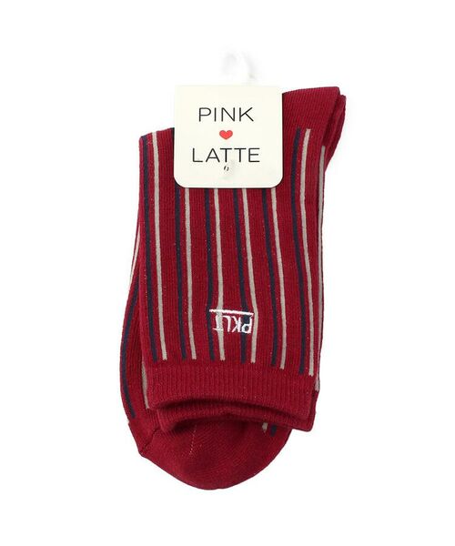 PINK-latte / ピンク ラテ ソックス | ストライプショートソックス | 詳細1