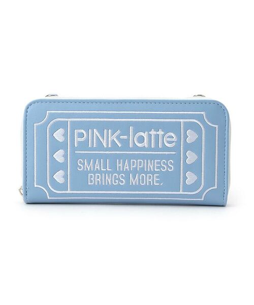 PINK-latte / ピンク ラテ 財布・コインケース・マネークリップ | チケット柄長財布 | 詳細1