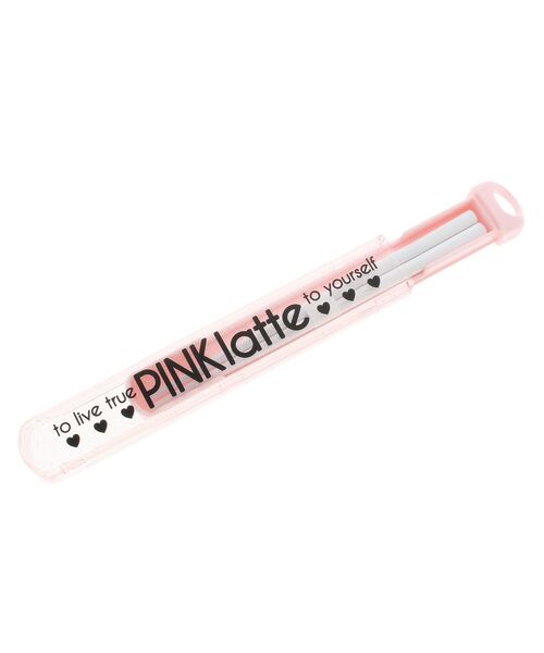 PINK-latte / ピンク ラテ その他雑貨 | ロゴ入りクリアラメおはしケース | 詳細3