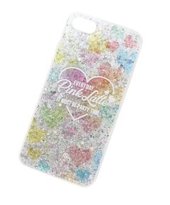 PINK-latte / ピンク ラテ モバイルケース | ハートラメスマートフォンケース