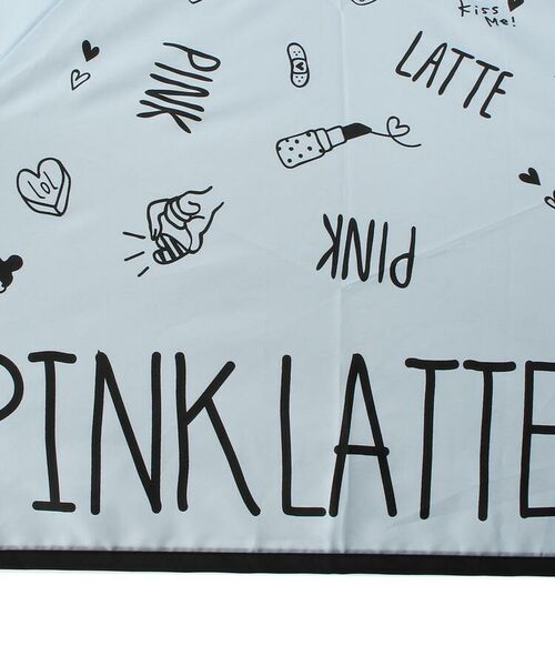 PINK-latte / ピンク ラテ 傘 | ロゴプリント 折りたたみ傘 | 詳細5