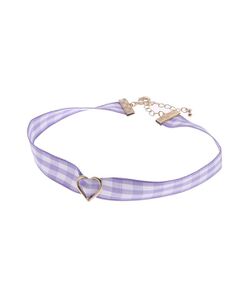 PINK-latte / ピンク ラテ ネックレス・ペンダント・チョーカー | ハートフープギンガム チョーカー