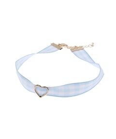 PINK-latte / ピンク ラテ ネックレス・ペンダント・チョーカー | ハートフープギンガム チョーカー