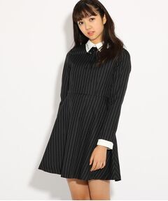 PINK-latte / ピンク ラテ ミニ丈・ひざ丈ワンピース | 【卒服】衿付き ワンピース