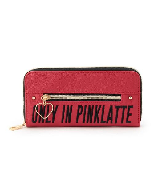 PINK-latte / ピンク ラテ 財布・コインケース・マネークリップ | ハート刺しゅう長財布 | 詳細1