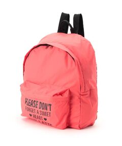 PINK-latte / ピンク ラテ リュック・バックパック | パッカブルロゴリュック