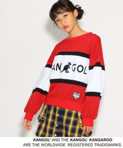 【KANGOL】★ニコラ掲載★ボアブロッキング トップス