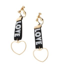 PINK-latte / ピンク ラテ ネックレス・ペンダント・チョーカー | 「LOVE」ハートイヤリング