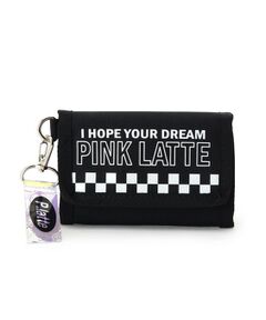 PINK-latte / ピンク ラテ 財布・コインケース・マネークリップ | ロゴチェッカー折りたたみ財布