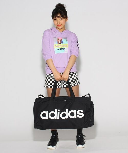【貴重】adidas アディダス  肉厚 バックプリント ビッグロゴ 幅広袖