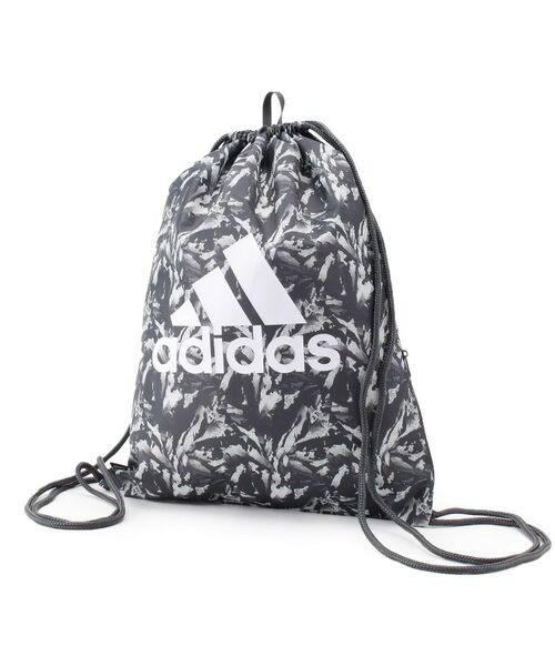 【adidas/アディダス】　カモフラ風ロゴナップサック