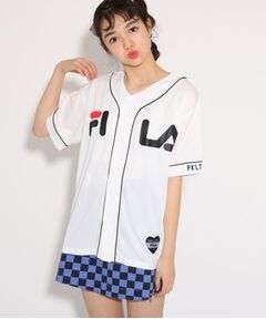 ★ニコラ掲載★【FILA】ベースボールシャツ