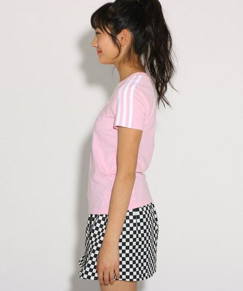 PINK-latte / ピンク ラテ その他トップス | 【adidas/アディダス】 3ラインTシャツ | 詳細2