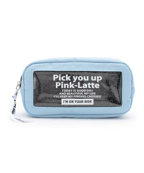 ラメ入りクリアデザインポーチ ポーチ Pink Latte ピンク ラテ ファッション通販 タカシマヤファッションスクエア