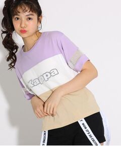 ★ニコラ掲載★【kappa】切替 Ｔシャツ