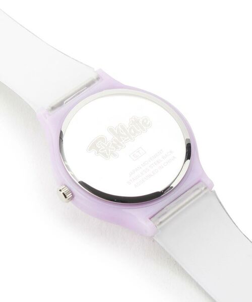 PINK-latte / ピンク ラテ 腕時計 | チェッカー柄ビニールベルトウォッチ | 詳細4